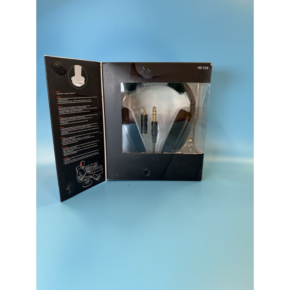 Sennheiser HD 558 Wired Over-Ear Headphones - Black